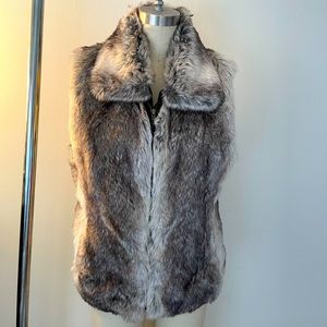 Saks Fifth Avenue Faux Fur Vest